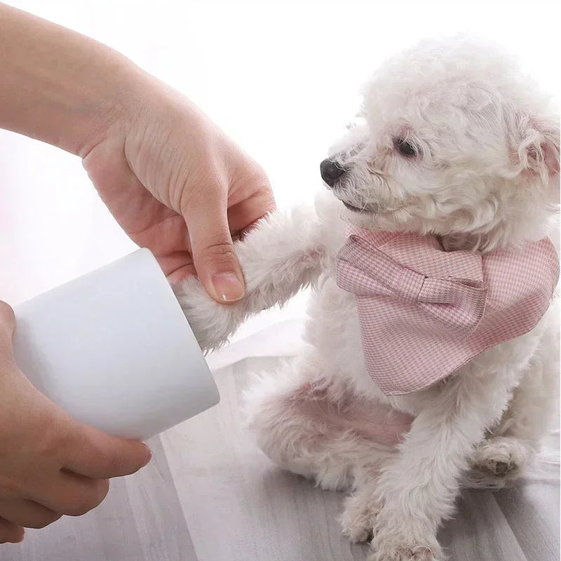 Dog Foot Cup Cleaner-Quick Manual Wash- Silicone Soft Cup - for Paws