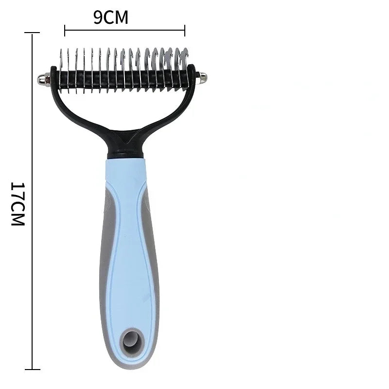 Pet Comb- Hair Remover Grooming Tools- Detachable Clipper-Pet Grooming