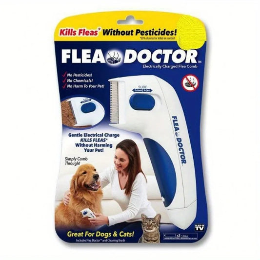 1pcs Cat & Dog electric Flea Comb, removes loose Hair fleas, and eggs electronic Remover, suitable For Cats, Dogs