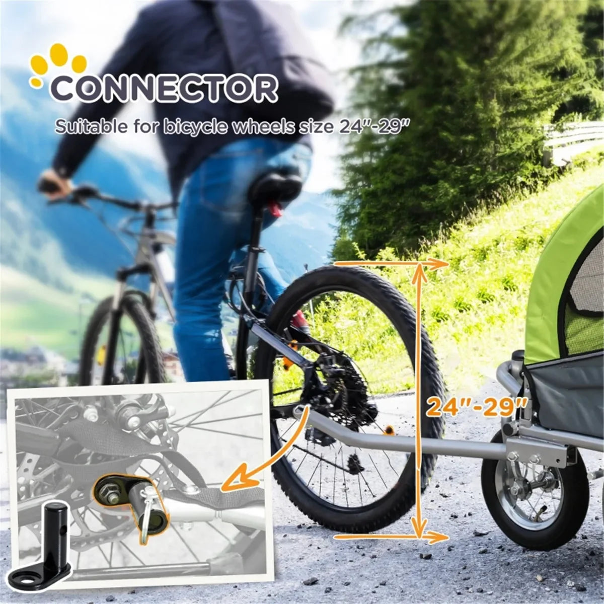 Outdoor Dog Stroller, Three entrances small animal cage, Movement with Windows Pet cages,Equipped with a sunshade and waterproof