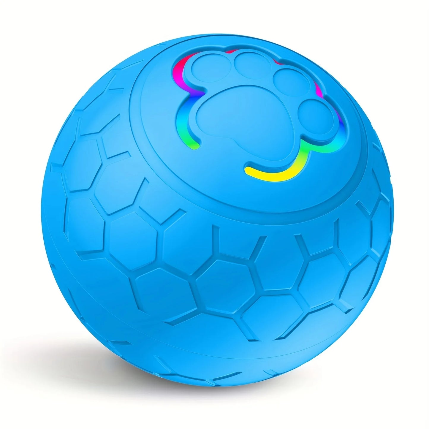 Smart Dog Toy Ball- Electronic -Interactive Pet Toy Ball -USB Automatic Bouncing Rolling Toy Ball With RGB Lights
