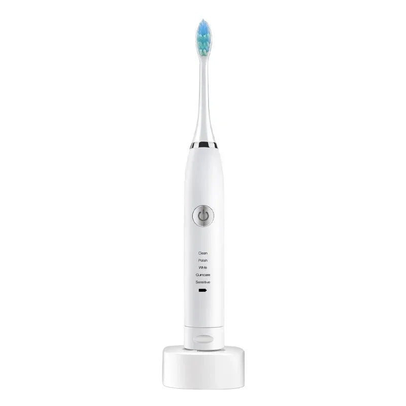 USB Electric Pet Replacement Rechargeable Toothbrush Electric Dog Cleaning Cat Brush with Tool Head