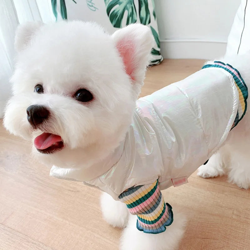 Winter Dog Clothes For Small Dogs- Waterproof- Puppy Dog Jacket Vest Coat- Clothing Warm Chihuahua French Bulldog Outfit Apparel