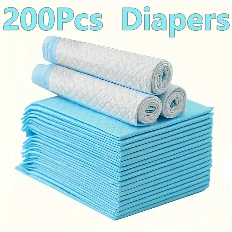 40/50/100/200pcs Super Absorbent Odor-Control Disposable Dog Training Pads-Pet Grooming