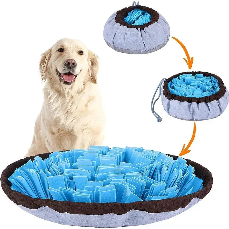 Dogs Snuffle Mat- Anti Choking Mat- Dog Training Toy- Pet Slowing Feeding Intelligence Mat