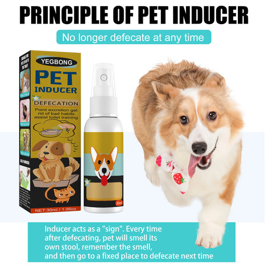 Dog Potty Training Spray -Induces Pets to Go Where You Want-Outdoor use- Stool Location- Helps Toilet train