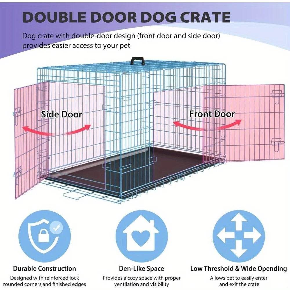 Folding Wire Crate for dogs