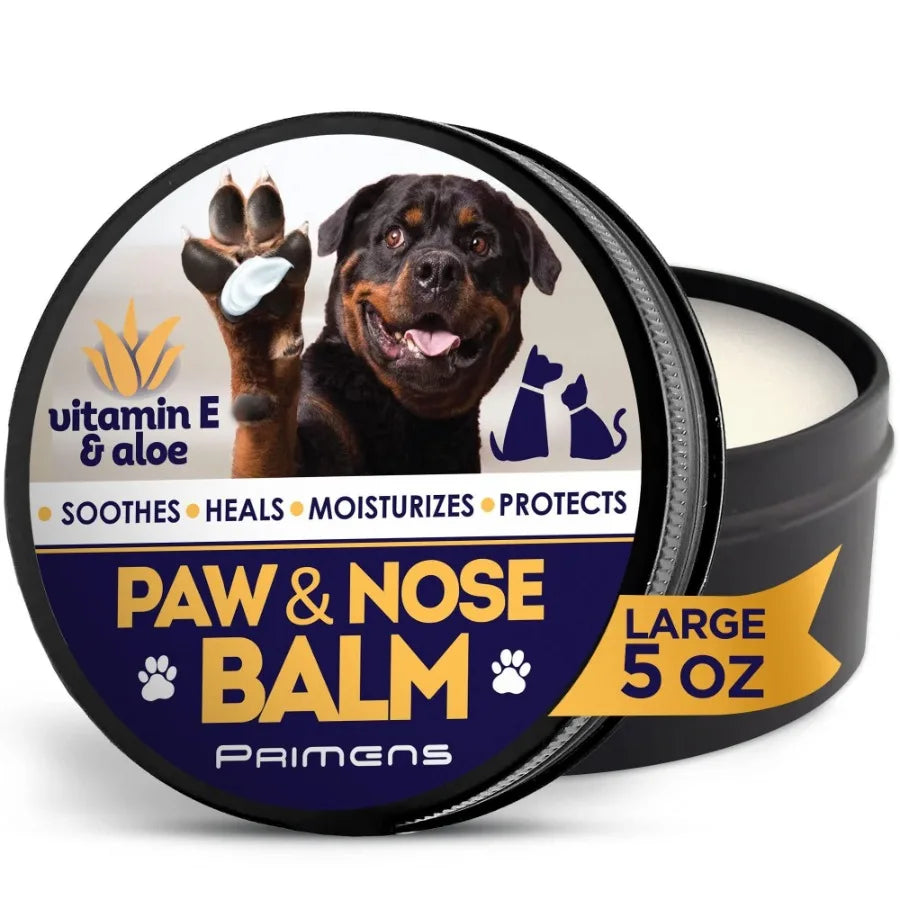 Natural Dog Paw Balm Dog Paw Protection for Hot Pavement Dog Paw Wax for Dry Paws and Nose Canine Paw Moisturizer for Cracked