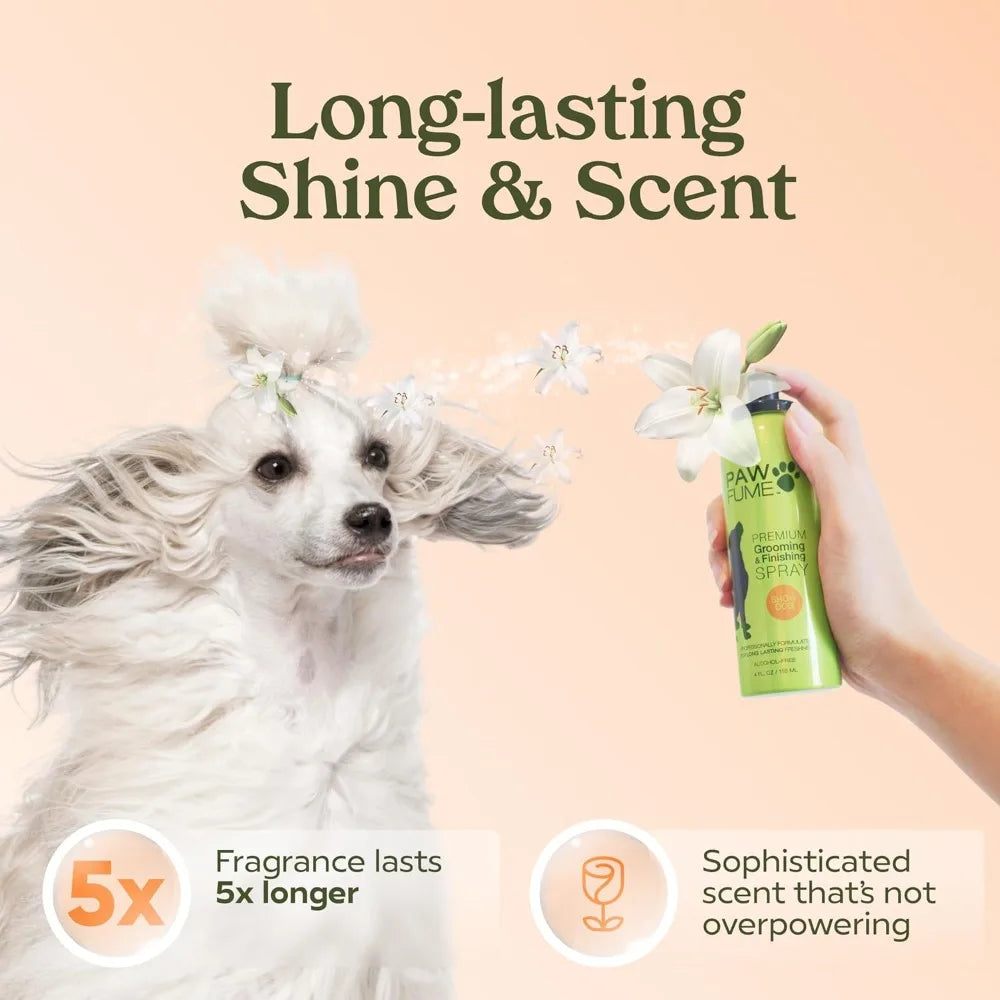 Dog Perfume Spray- Long Lasting Scent for Grooming- Show Dog-1-Pack – Hypoallergenic- Alcohol-Free- Detangling Formula- Moisturizing Pet Cologne-Pet Grooming