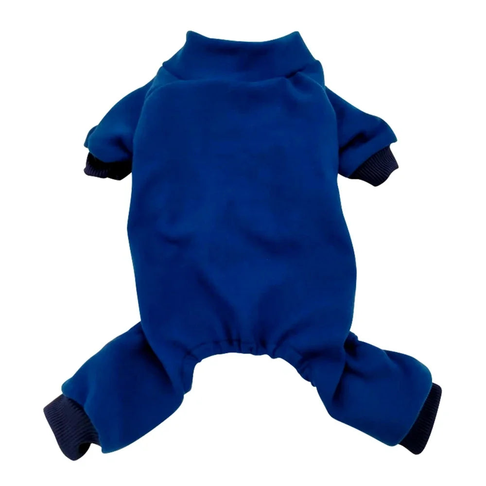 Winter Fleece Dog Pajamas Jumpsuit-Sizes S-3XL-Costumes/Apparel