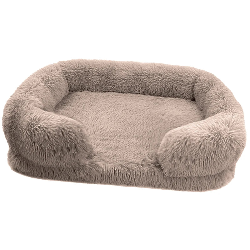 Thickened orthopedic dog bed for S M L XL dogs - egg sponge- easy to remove and wash plush cover- durable-Bed & Blankets