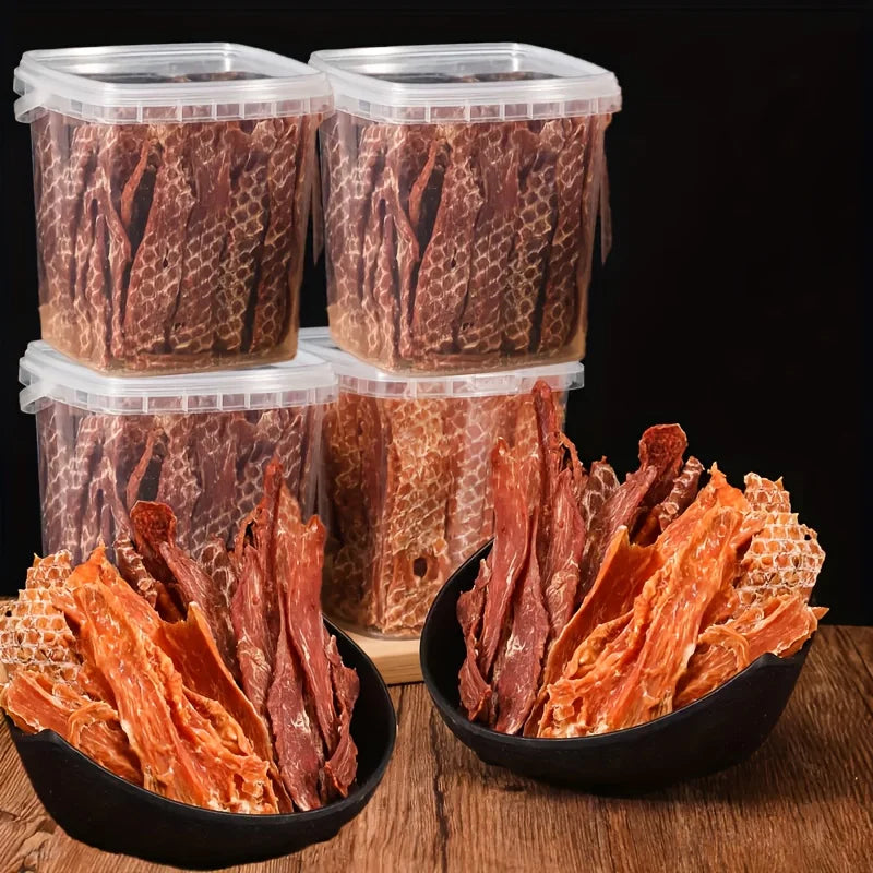 150g/5.29oz  Chicken Jerky/Duck Jerky Dog Treats- For Small, Medium, Large Dogs Made With Real Pure Chicken-Healthy-Pet Bowls/Feeding