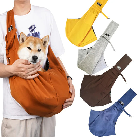 Crossbody Breathable Dog Folding Pet Bag- Large Capacity Bag