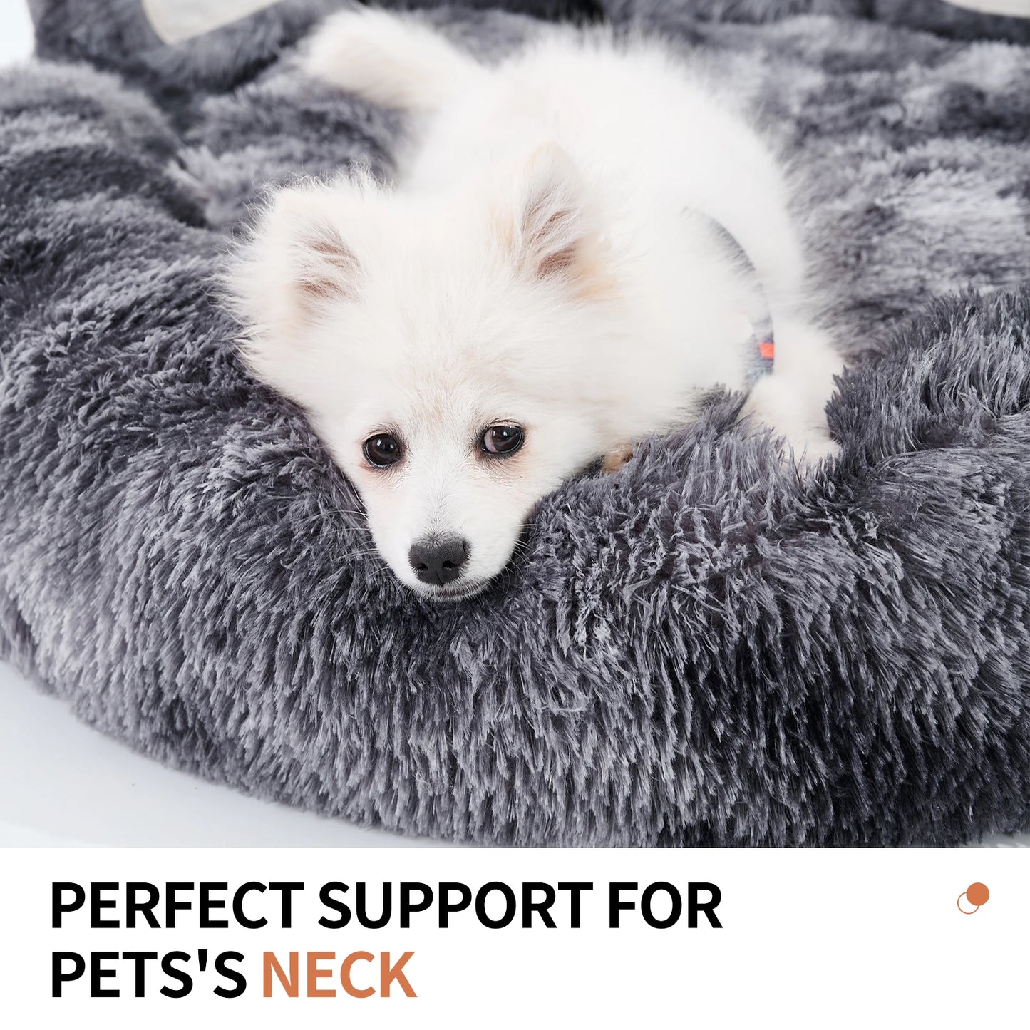 Cozy Comfy Pet Dog Bed- Paw Shape Warm Dog Bed- Fluffy Dog Bed- Deep Sleeping Warm Thickened