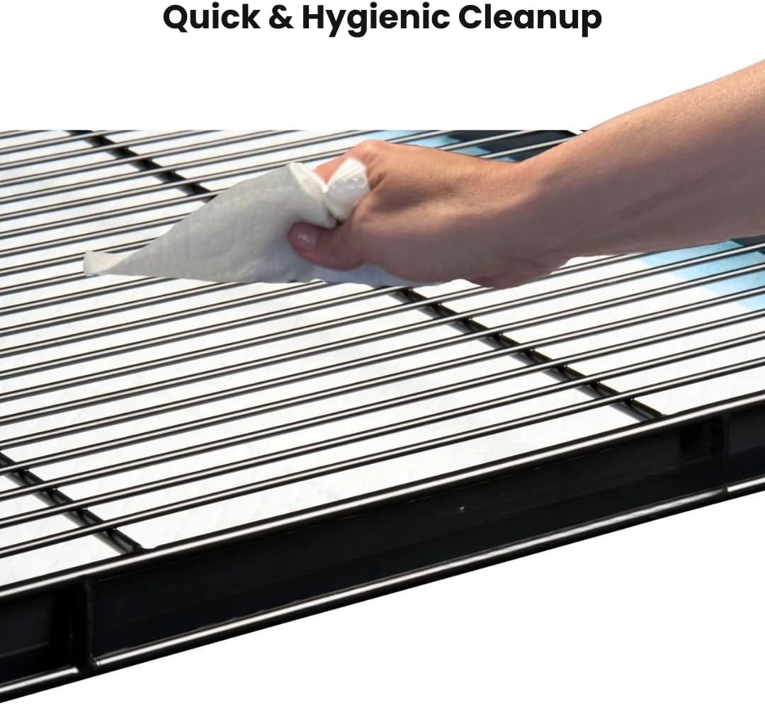 Puppy Potty Tray – 22x22 Shred-Proof Heavy-Duty Training Tray for Puppies & Small Dogs-Easy-Clean- Indoor Dog Pee Pad Holder