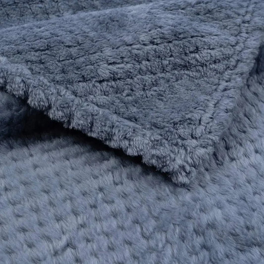 Warm Soft Fuzzy Blankets for Pets- Small Medium Dogs- Fleece- Plush Throws for Bed Couch Sofa Blanket-Beds & Blankets