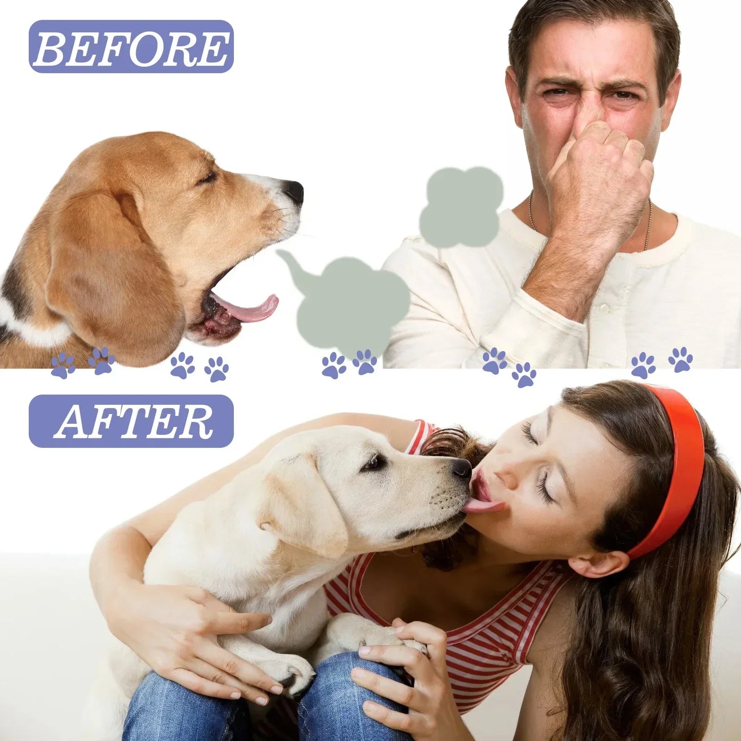 Pet Tooth Cleaning Spray Dogs- Bad Breath Freshener- Oral Cleaning Dental Care Deodorization Spray  30ml