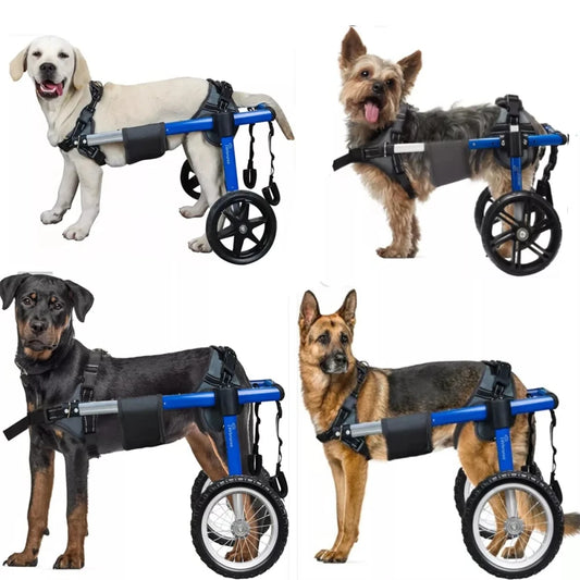 Dog Wheelchair For Back Legs Dog Wheelchair With All-Terrain Tires- Durable Bearings- Wheelchair For Back Legs