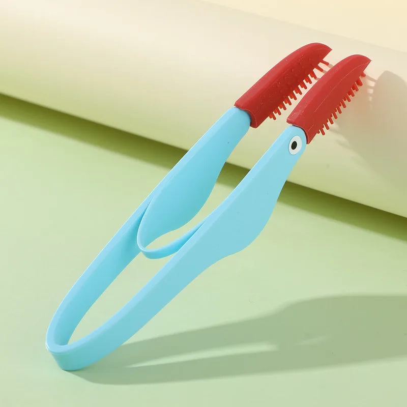 Soft Silicone Cat Dog Tear Marks Brush- Eye Cleaning Combs- Eye Excrement Remover-Pet Grooming