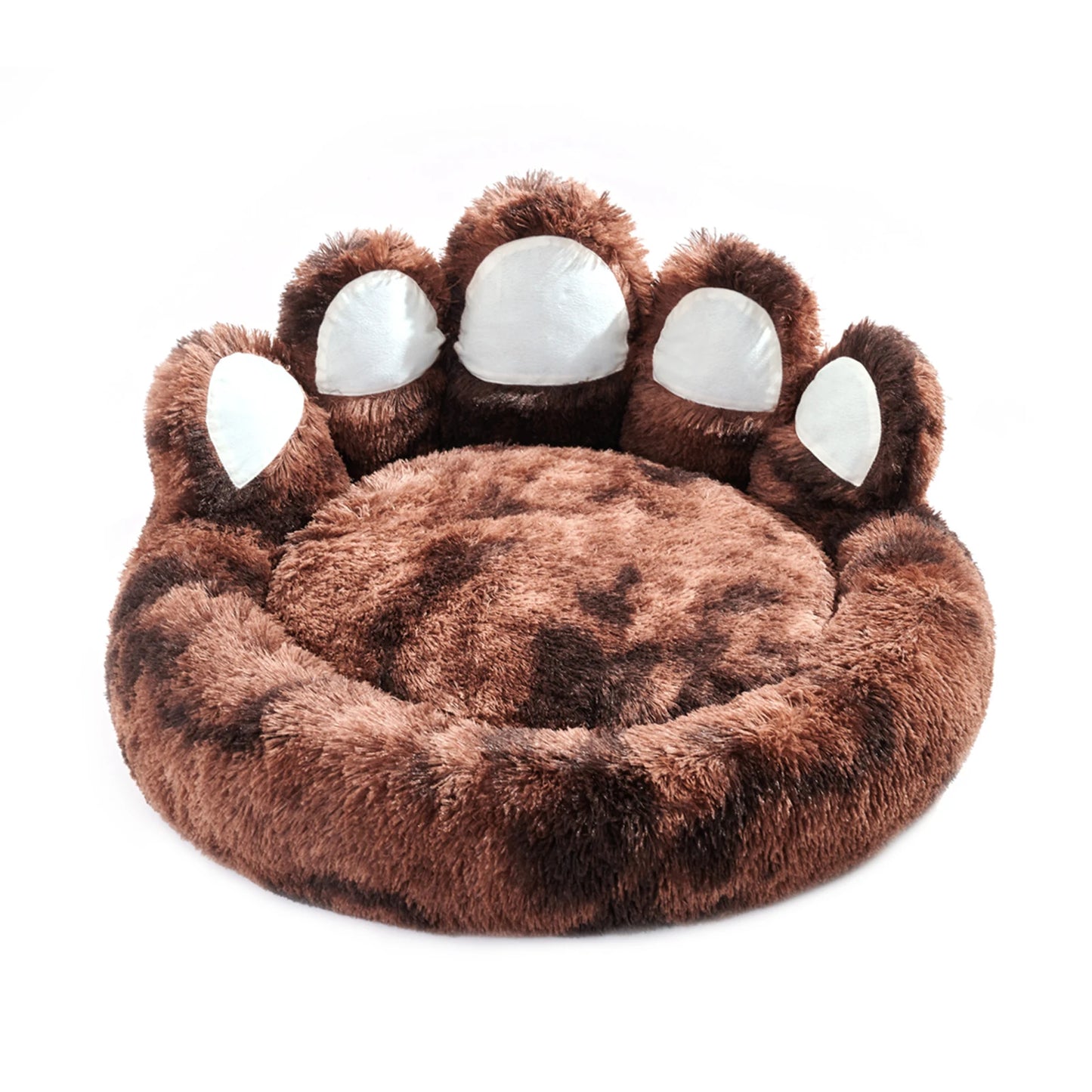 Cozy Comfy Pet Dog Bed- Paw Shape Warm Dog Bed- Fluffy Dog Bed- Deep Sleeping Warm Thickened