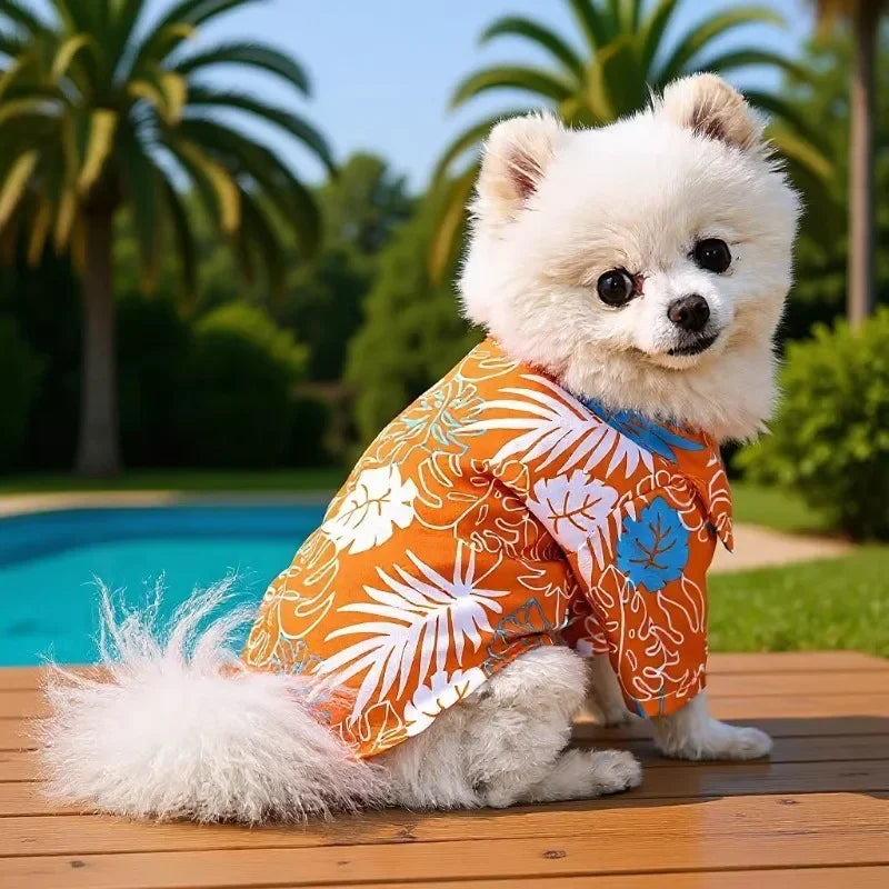 Handsome Small Dog Clothes- Summer Breathable Clothing-Cute Dog Beach Clothing for Small Dog Vest-Sizes XS to 2XL-Costomes/Apparel