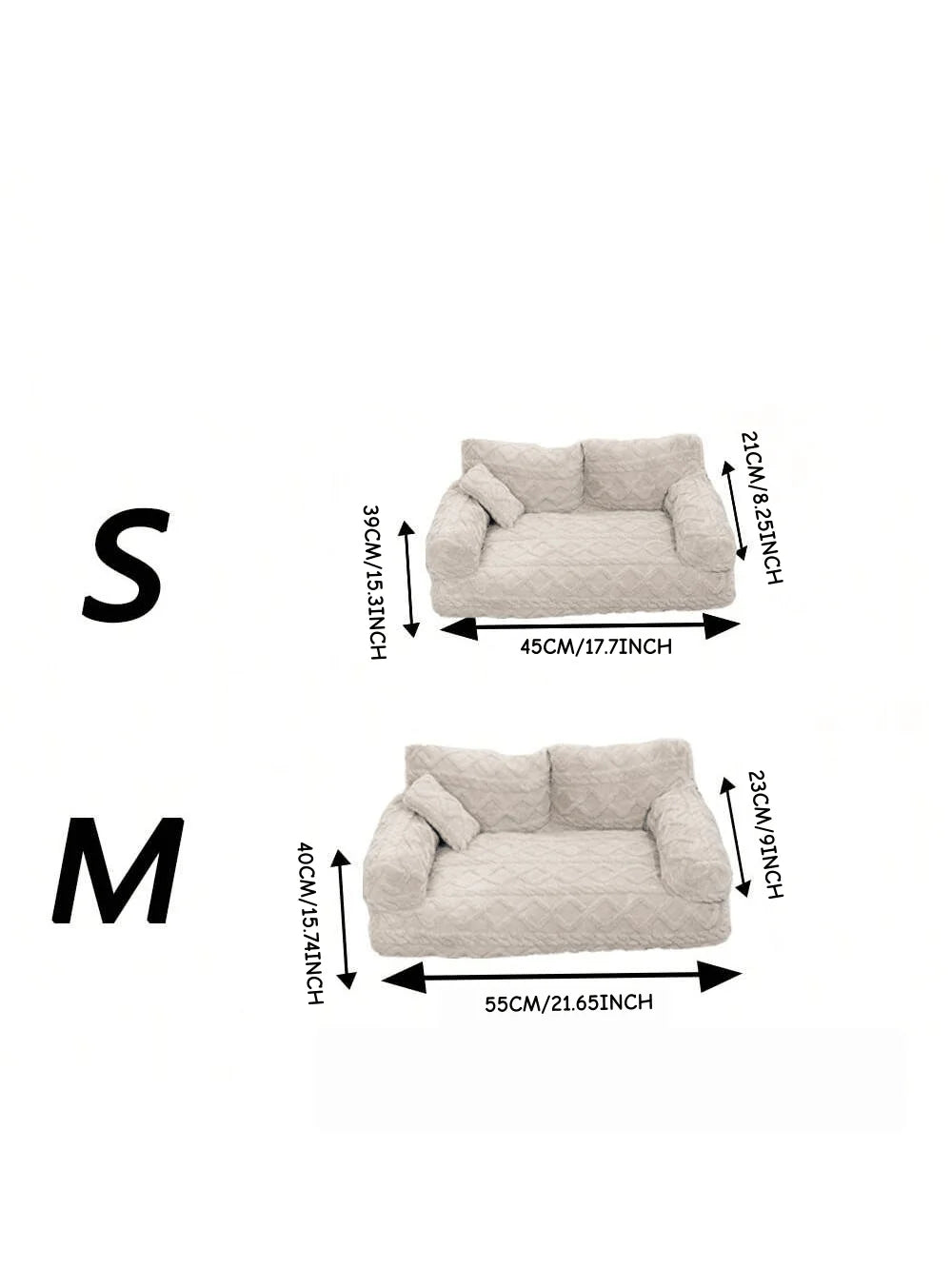 All-Season Pet Sofa Bed-Washable-Multi-Functional-Sizes S-2XL-Beds & Blankets