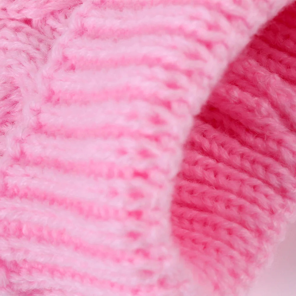 Classic Solid Chihuahua Puppy Dog Sweater- for Small Dogs Winter Warm Pet Clothes Yorkshire Schnauzer- Pullovers