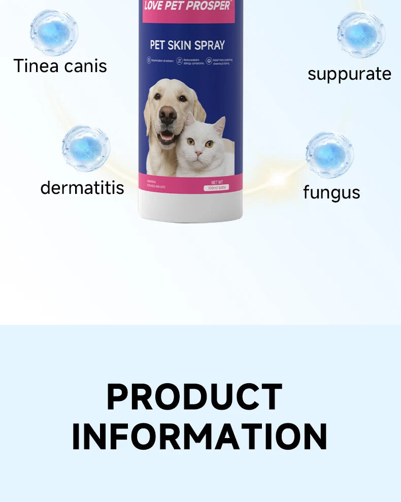 Skin Support Itch Spray to Comfort Dogs -100 mL Dog at Itch Relief Spray-Gentle Plant-Based Skin Support with Mint, Citronella/ Nano Silver for Redness, Scratching/ Licking-Pet Supplements