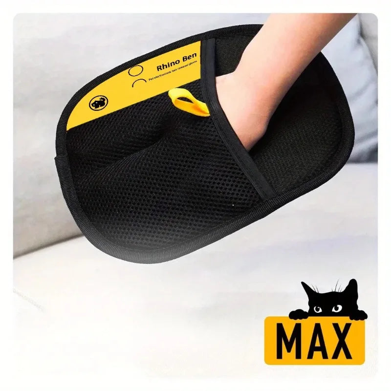 Hair Removal Gloves-2 pc-Double-Sided Brushes- Anti-Shedding Grooming Gloves- Hair Control Care Tools-Pet Grooming