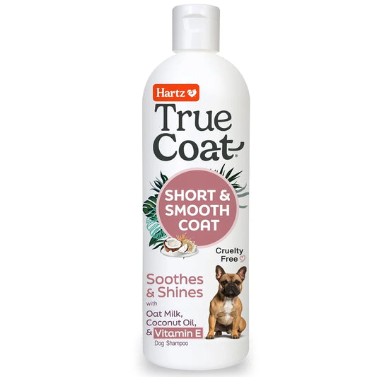 Dog Shampoo for Short Smooth dog Coat- Nourishing Oat Milk, Coconut Oil, Vitamin E, Natural Ingredients Gentle Clean to Hydrate Skin-Pet Grooming