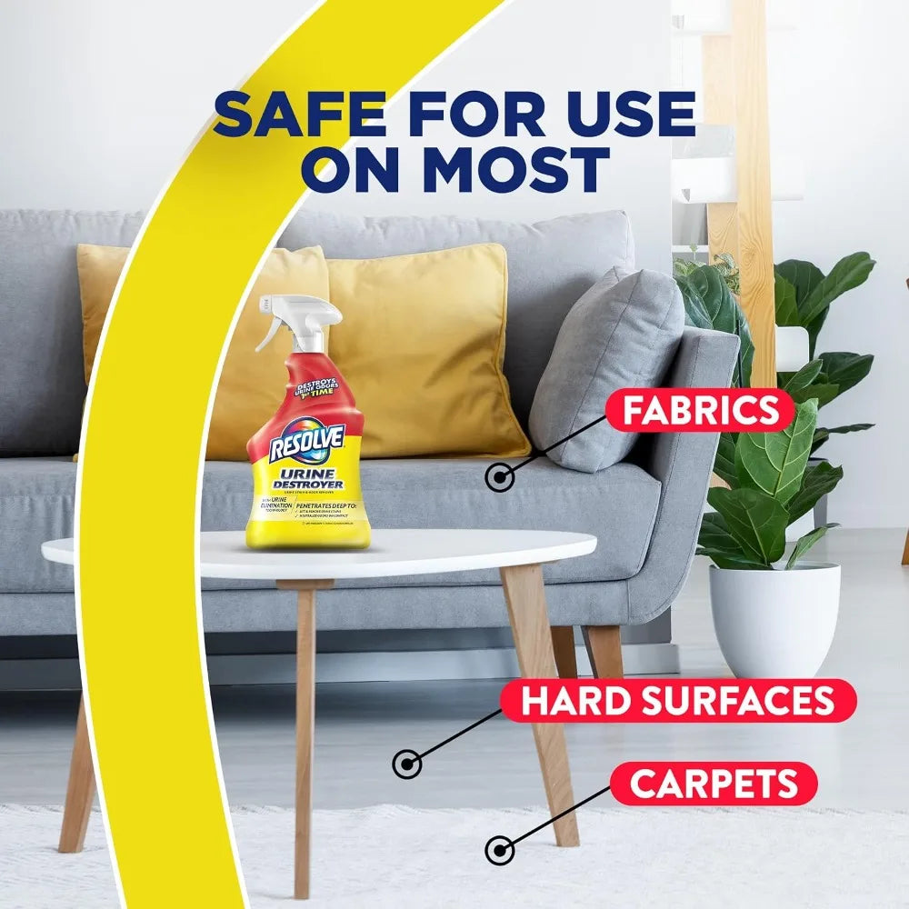 Pet Stain & Odor Remover – Carpet Cleaner for Cat & Dog Urine, 32 Fl Oz-Pet Grooming