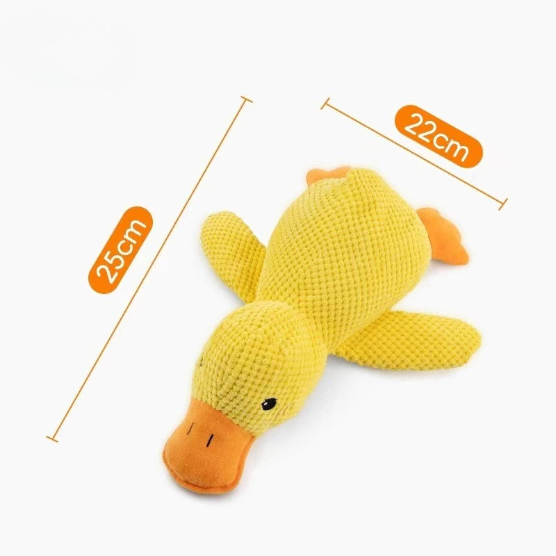 Duck Dog Toys for Aggressive Chewers-Squeak Toy-Dogs Interactive Plush Duck-Dog Toys