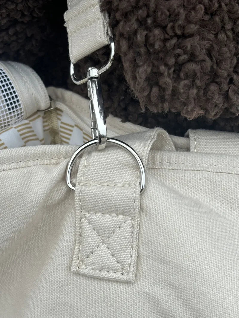 Portable Pet Shoulder Handbag- Dog Carrier Bag- Car Seat- Nonslip Carriers- Safe Bed
