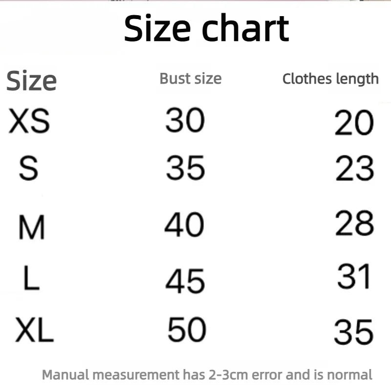 Anti-Loss Pet Sleepwear- Thin Layer Pajamas- Cotton Korean- Adorable-Sizes XS-XL-Costume/Apparel