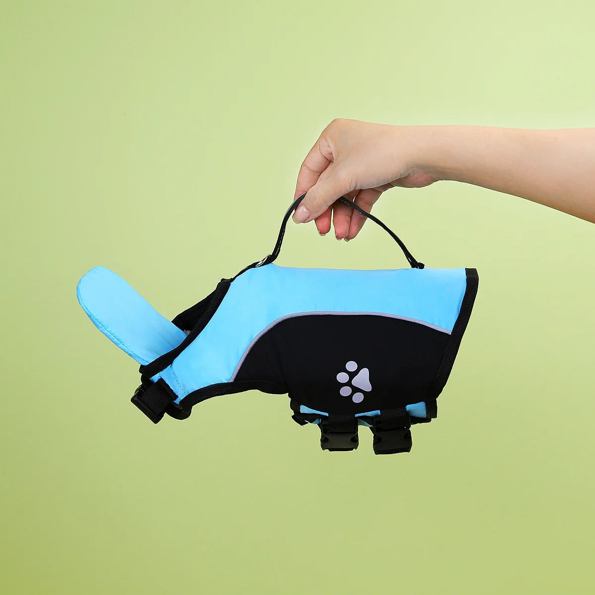 Summer Life Vest with Handle- Buoyancy Clothes-with  Head Rest- Reflective-Adjustable-Sizes XS-XXL-Pet Accessories