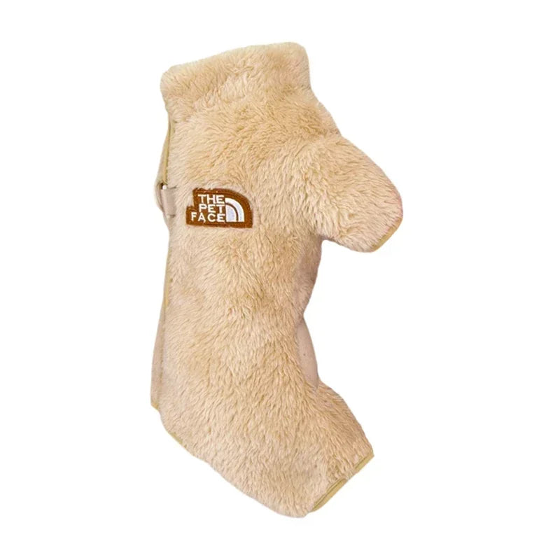 Winter Warm Soft Fleece Overalls - Zippered Coat -NEW Jumpsuit Pet Jacket- Small Onesies