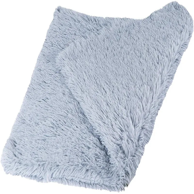 Super Soft Fleece Fluffy Pet Blankets- Extra Warm-Breathable- for Small Medium Large Dogs-Beds & Blankets