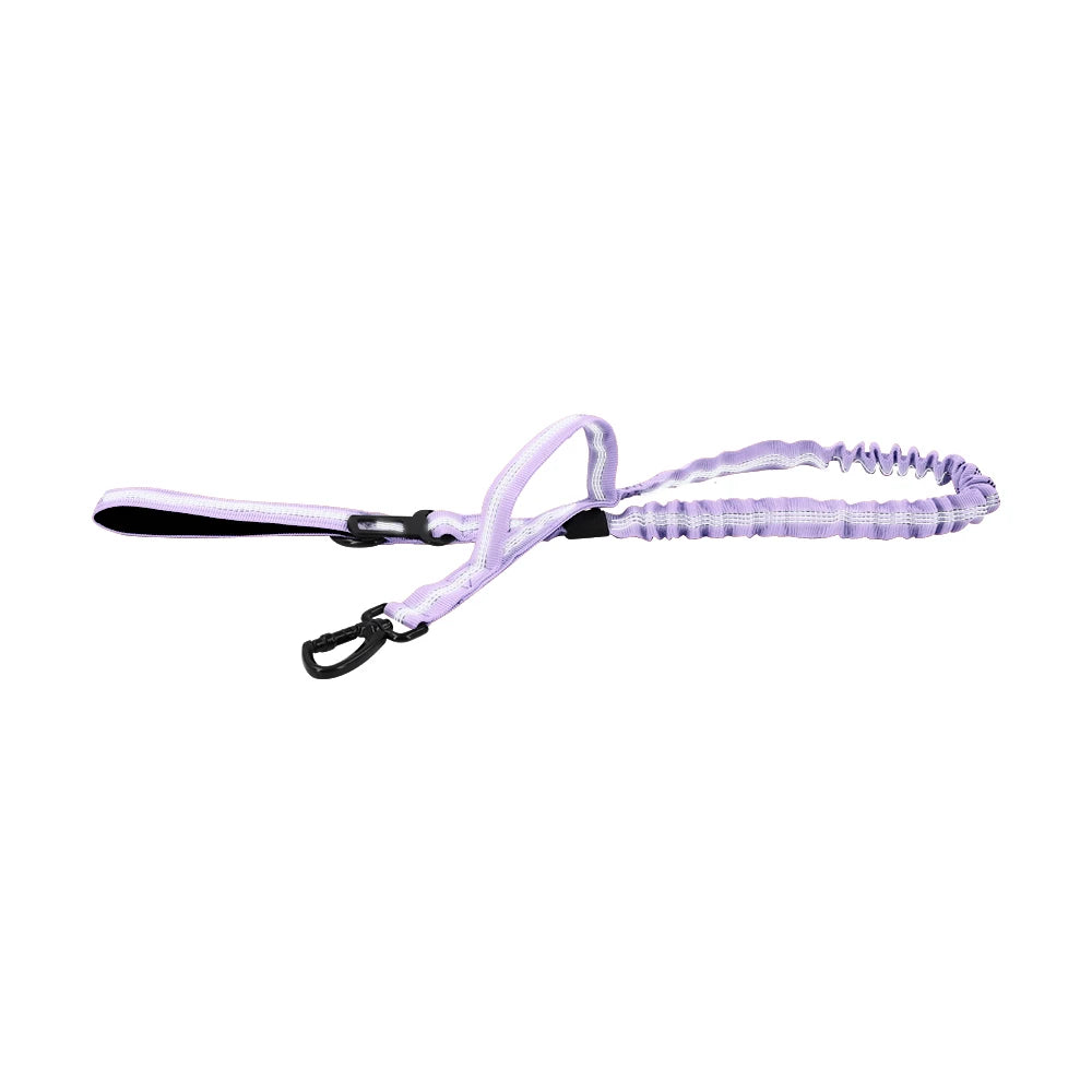 Military Dog Leashes- Adjustable Leash- Quick Release Elastic Rope With 2 Control Handle For Small/Medium Dogs-Collars/Leashes