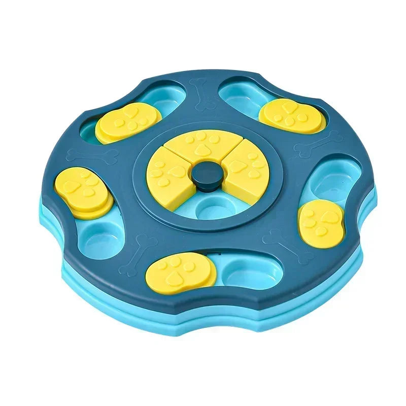 Dog Puzzle Toy Slow Feeder- Interactive- Increases Puppy IQ- Food Dispenser Slowly Eating Non-Slip Bowl- Dogs Training Game