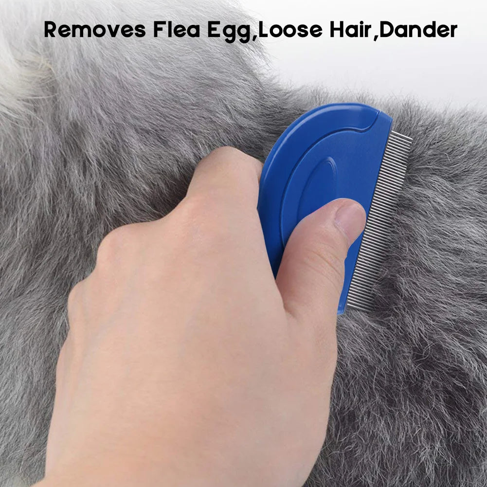 Flea Comb for Dog- Pet Hair Removal Comb-Pet Grooming
