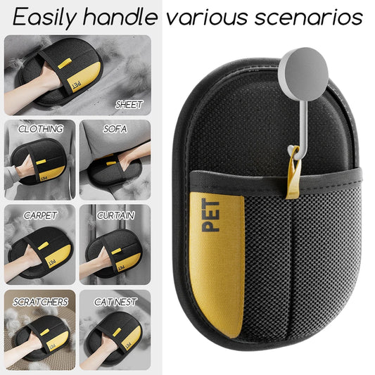 Double Sided Grooming Gloves For Pets- Multipurpose Fur Catchers For Dogs-Pet grooming
