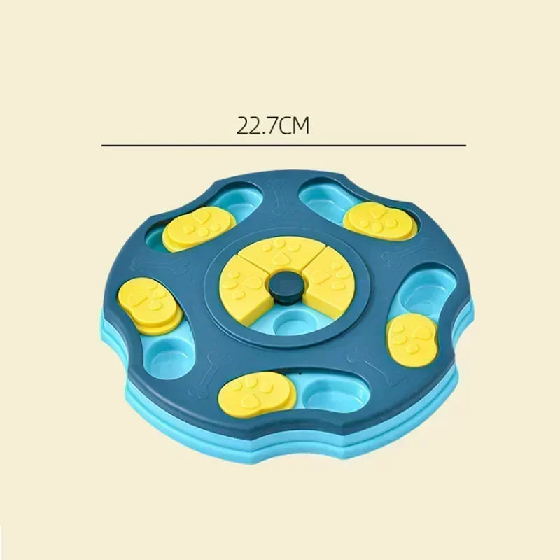 Dog Puzzle Toy Slow Feeder- Interactive- Increases Puppy IQ- Food Dispenser Slowly Eating Non-Slip Bowl- Dogs Training Game