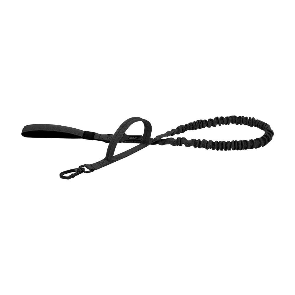 Military Dog Leashes- Adjustable Leash- Quick Release Elastic Rope With 2 Control Handle For Small/Medium Dogs-Collars/Leashes