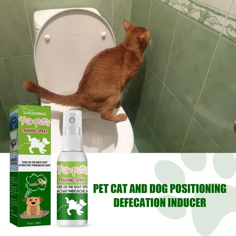 Toilet Training Spray-30ml- Induces Dog to go where you want- Urine Feces Positioning Trainer-Pet Grooming