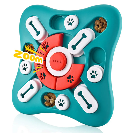 Dog Puzzle Toys, Treat Dispensing Dog Enrichment Toys for IQ Training- Brain Stimulation- Interactive Mentally Stimulating