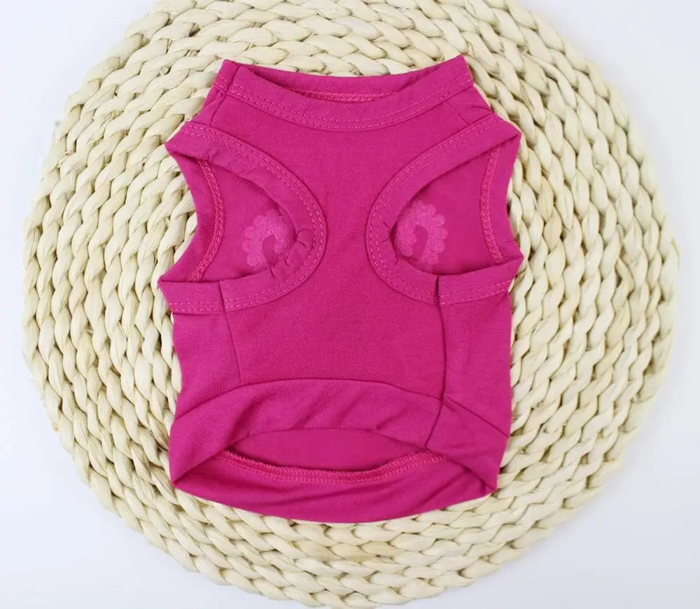 Princess Crown Dog Shirts Vest- Dog Clothes for Small Dogs, Puppy - T Shirt Pet Apparel