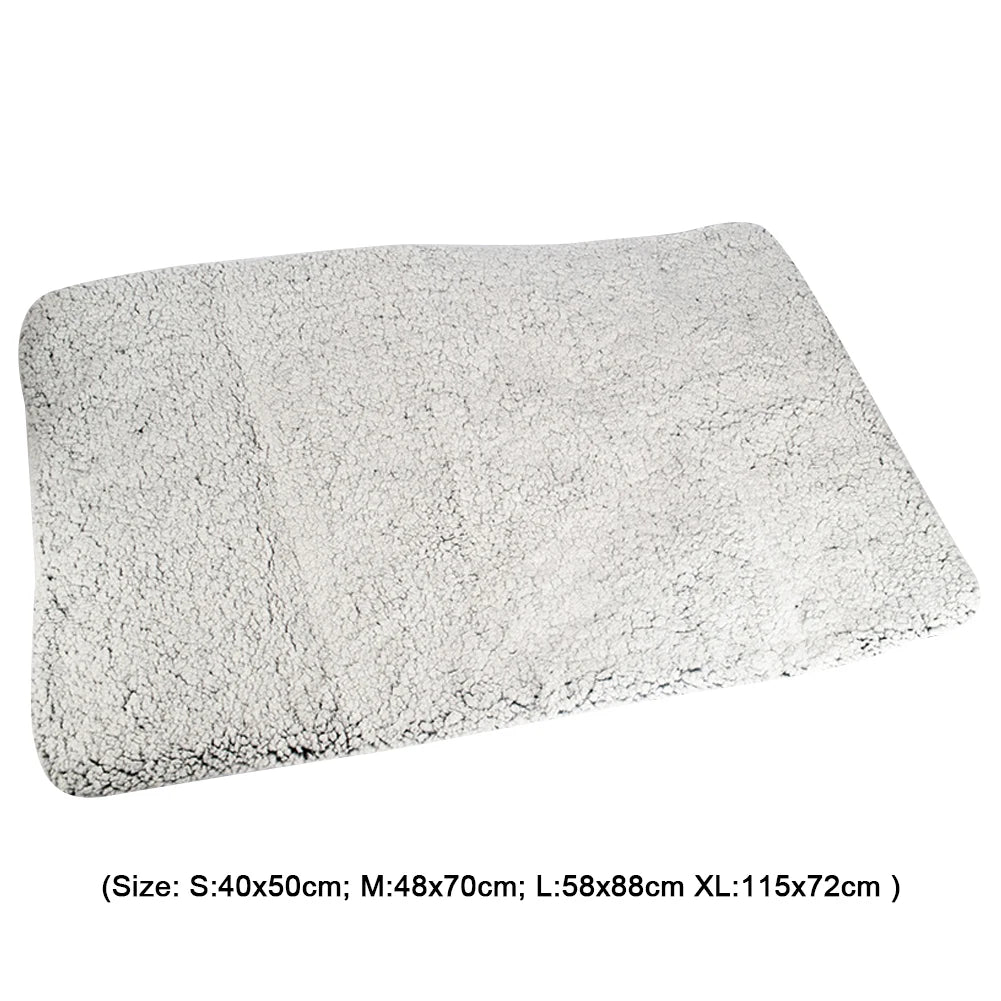Self-Warming Pet Bed Pad- Self-Heating- Thermal  Mat- Washable- Pet Sleeping Mat- Comfortable for Indoor Cats & Small Dogs-Beds & Blankets