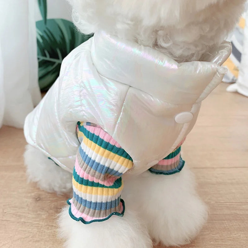 Winter Dog Clothes For Small Dogs- Waterproof- Puppy Dog Jacket Vest Coat- Clothing Warm Chihuahua French Bulldog Outfit Apparel