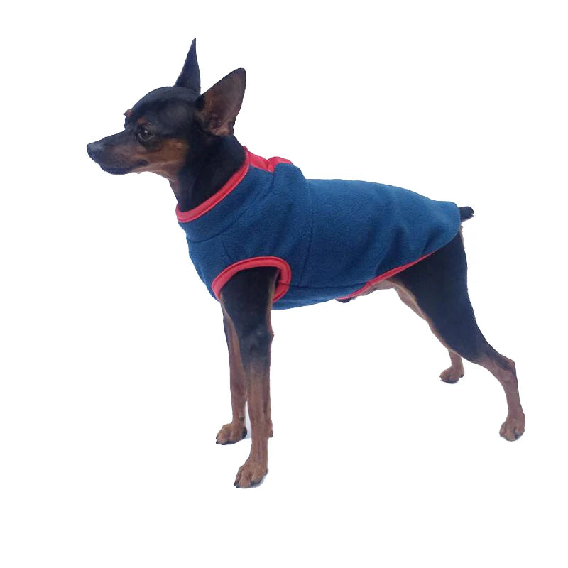 Soft Fleece Dog Clothes-Sizes XS-XL- Spring Autumn Warm- Puppy-Costumes/Apparel