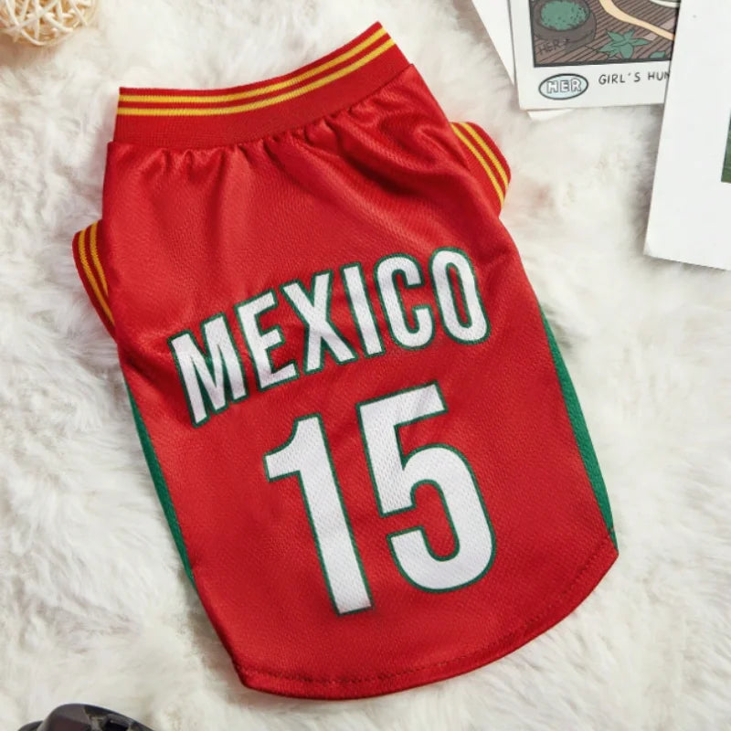 Soccer Jersey- Mexico-Mesh Breathable-Sizes XS to XXL- Costumes/Apparel